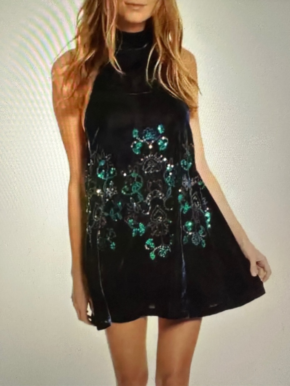 FREE PEOPLE JILL’S SEQUIN SWING DRESS